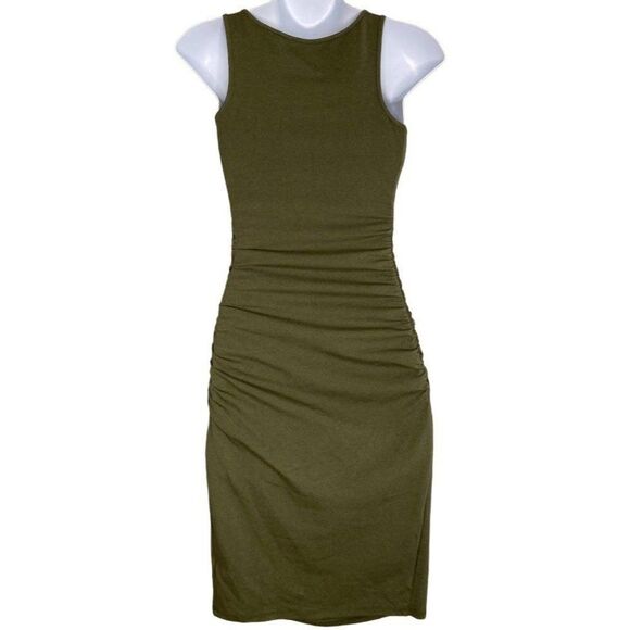 Isabel Maternity Dress Women's MEDIUM Green Sleeveless Stretchy Scoop-Neck NEW - Picture 3 of 13